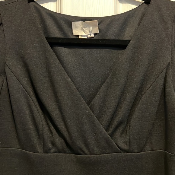 Andre Oliver Black & Tan Midi Dress - Picture 9 of 11